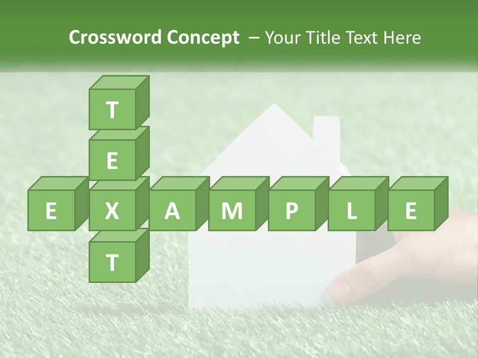 A Person Holding A Paper House In Their Hand PowerPoint Template