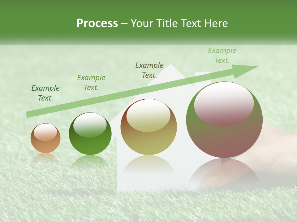 A Person Holding A Paper House In Their Hand PowerPoint Template