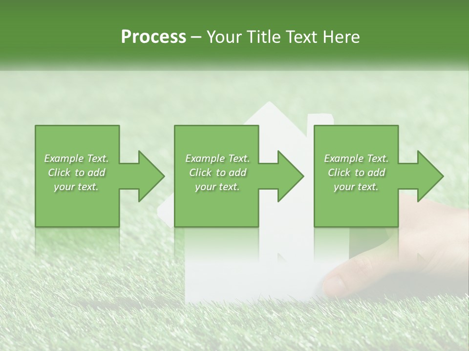 A Person Holding A Paper House In Their Hand PowerPoint Template