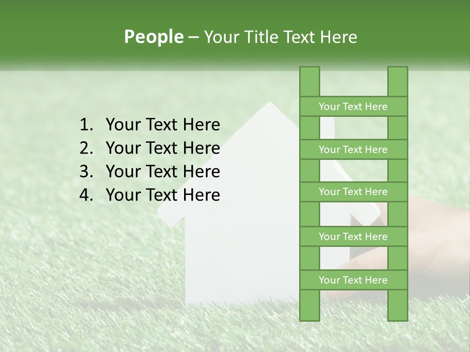 A Person Holding A Paper House In Their Hand PowerPoint Template