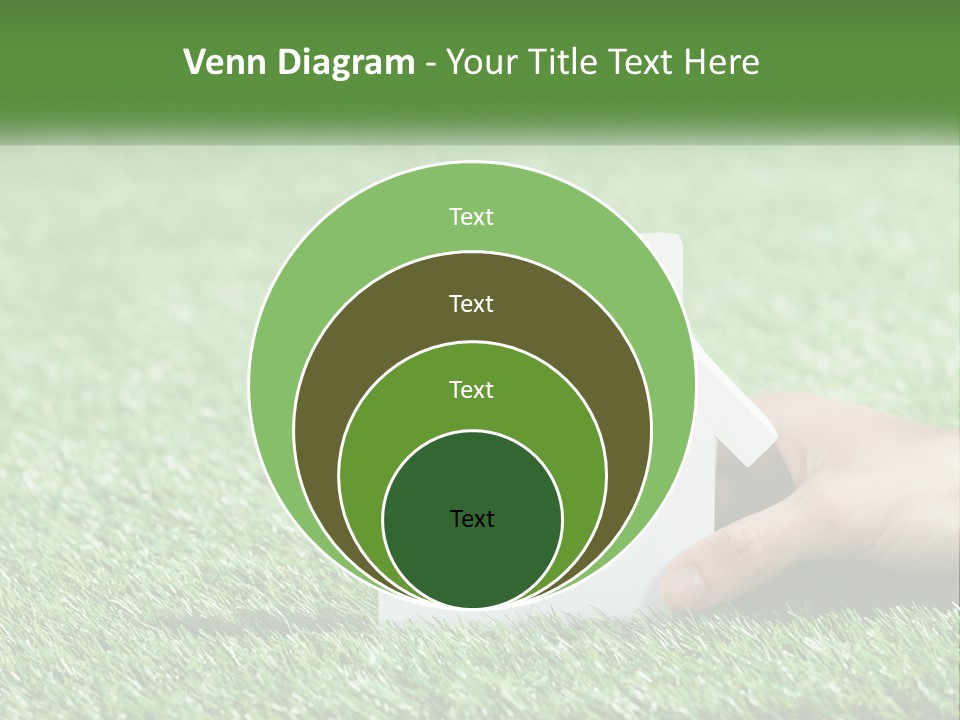 A Person Holding A Paper House In Their Hand PowerPoint Template