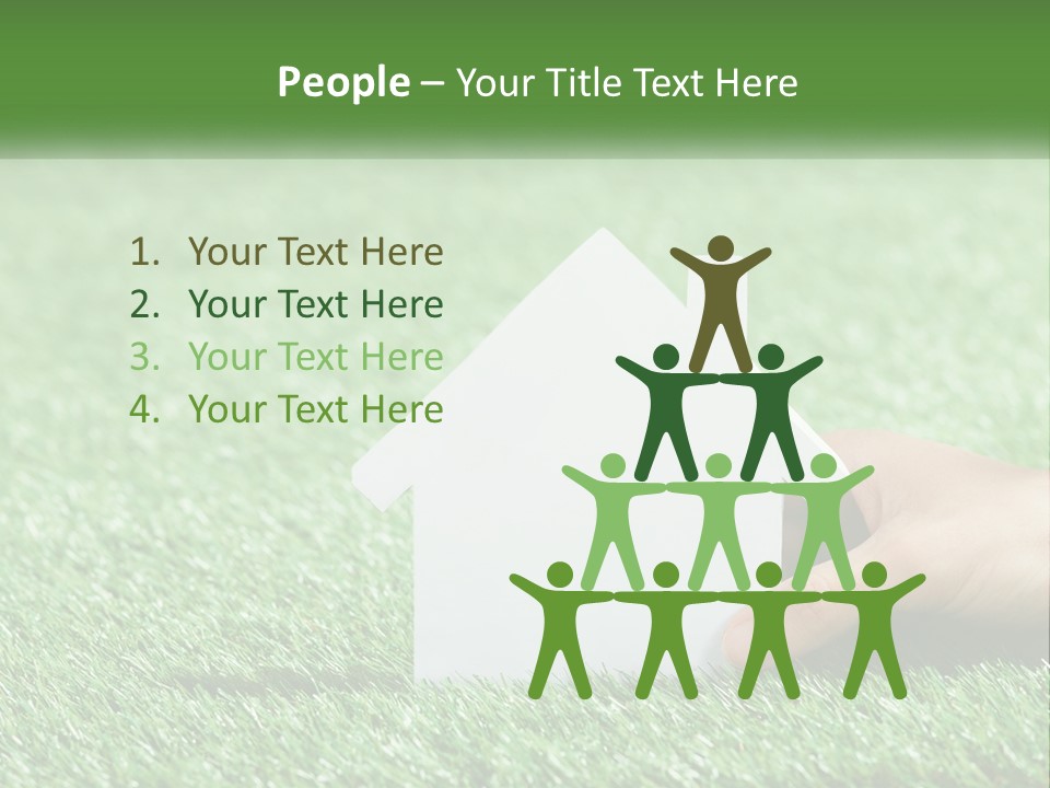 A Person Holding A Paper House In Their Hand PowerPoint Template