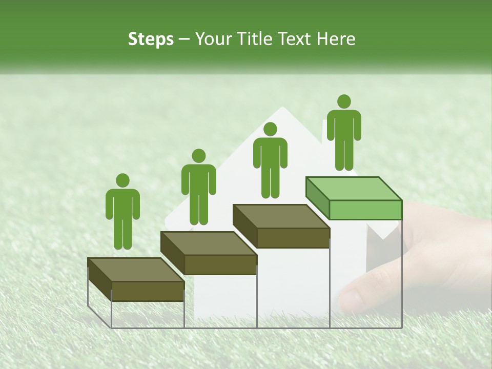 A Person Holding A Paper House In Their Hand PowerPoint Template