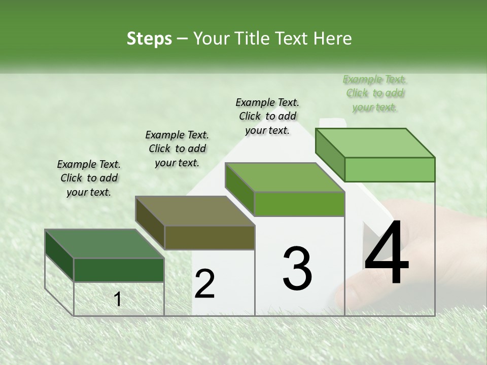 A Person Holding A Paper House In Their Hand PowerPoint Template