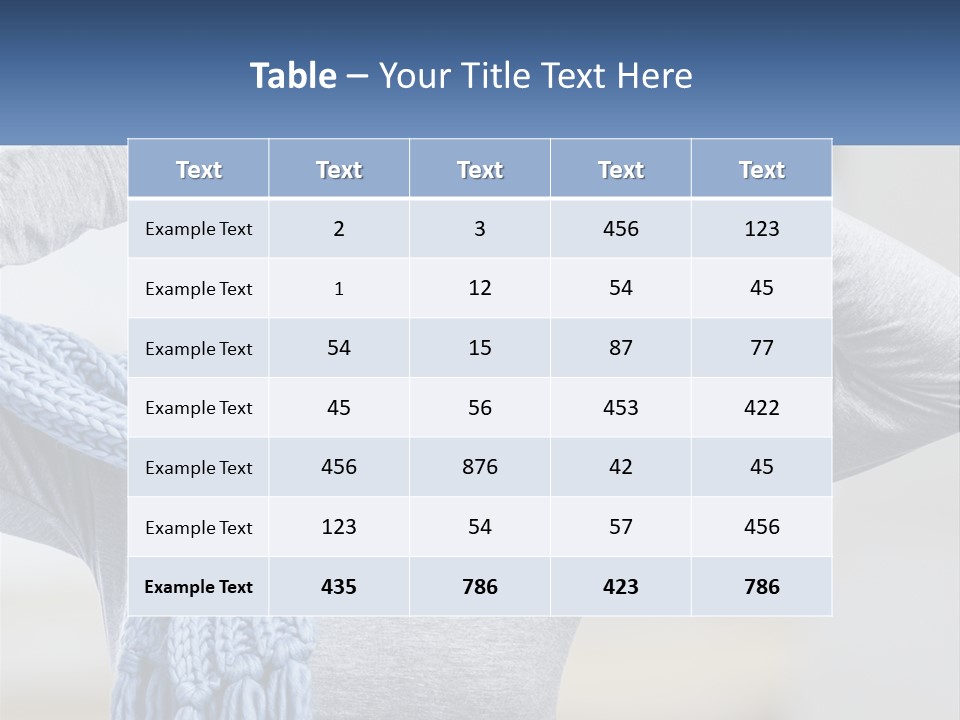 A Woman Wearing A Blue Hat And Scarf PowerPoint Template