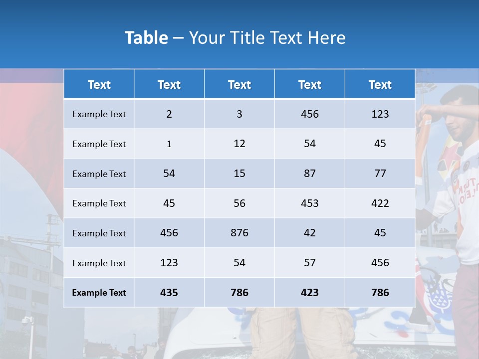 A Man Holding A Flag Standing On Top Of A Car PowerPoint Template