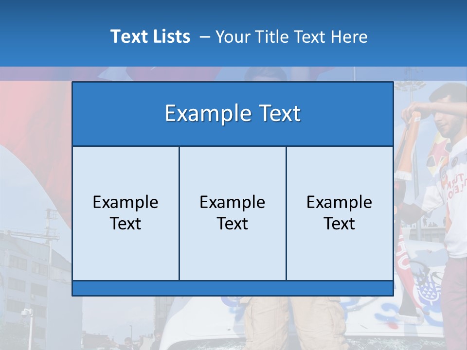 A Man Holding A Flag Standing On Top Of A Car PowerPoint Template