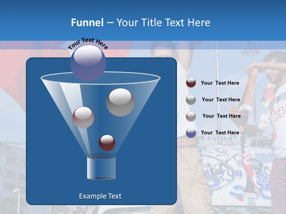 A Man Holding A Flag Standing On Top Of A Car PowerPoint Template