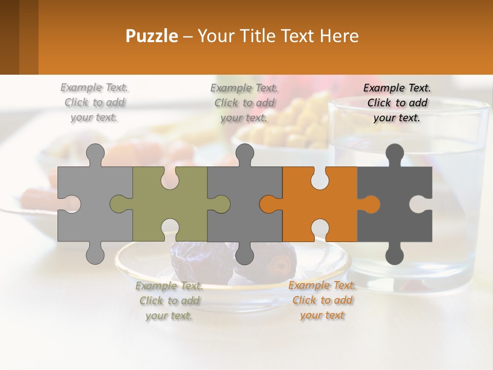 A Table Topped With A Bowl Of Fruit And A Glass Of Water PowerPoint Template
