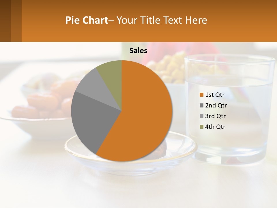 A Table Topped With A Bowl Of Fruit And A Glass Of Water PowerPoint Template