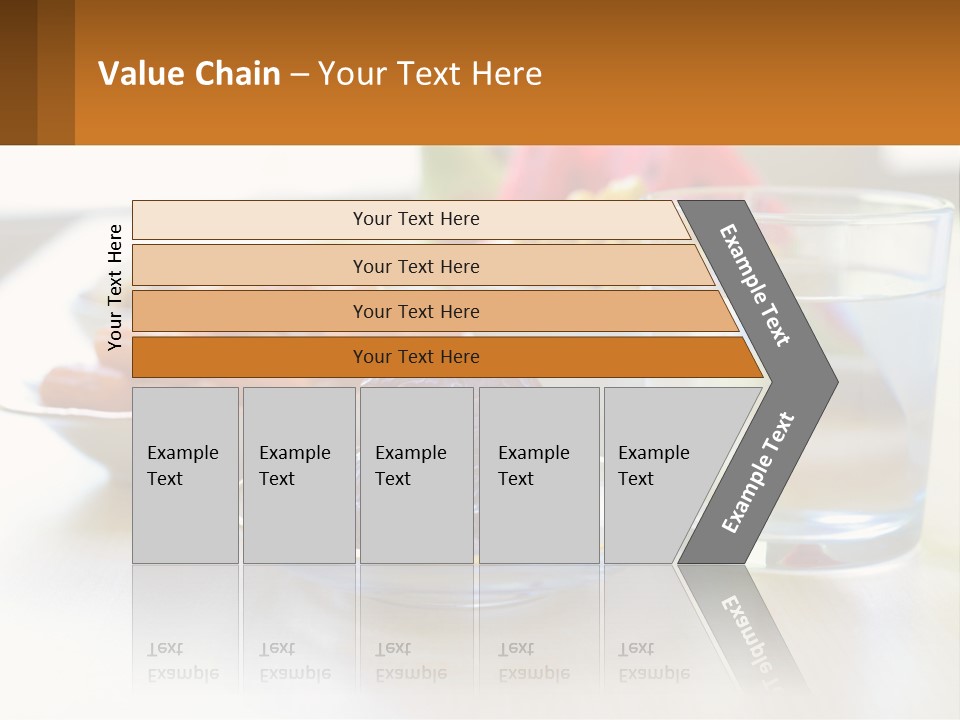 A Table Topped With A Bowl Of Fruit And A Glass Of Water PowerPoint Template