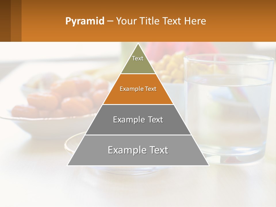 A Table Topped With A Bowl Of Fruit And A Glass Of Water PowerPoint Template