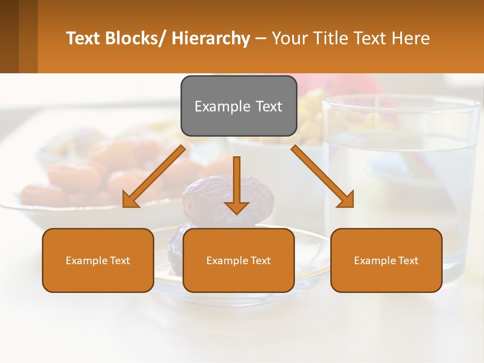 A Table Topped With A Bowl Of Fruit And A Glass Of Water PowerPoint Template