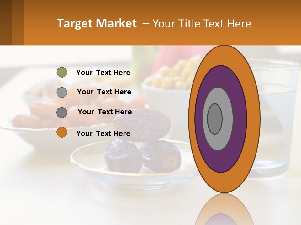 A Table Topped With A Bowl Of Fruit And A Glass Of Water PowerPoint Template