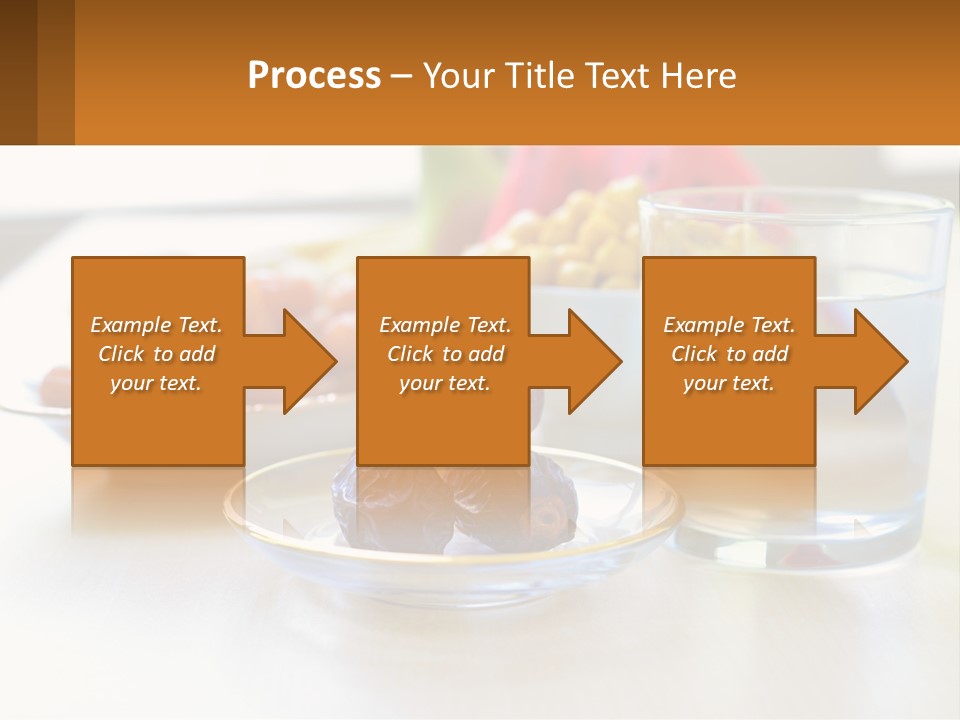 A Table Topped With A Bowl Of Fruit And A Glass Of Water PowerPoint Template