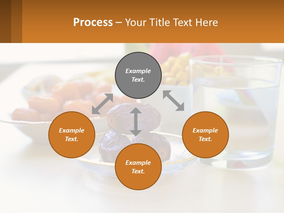 A Table Topped With A Bowl Of Fruit And A Glass Of Water PowerPoint Template