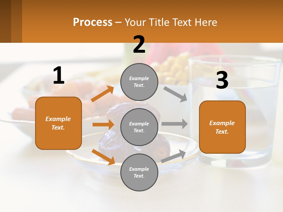A Table Topped With A Bowl Of Fruit And A Glass Of Water PowerPoint Template