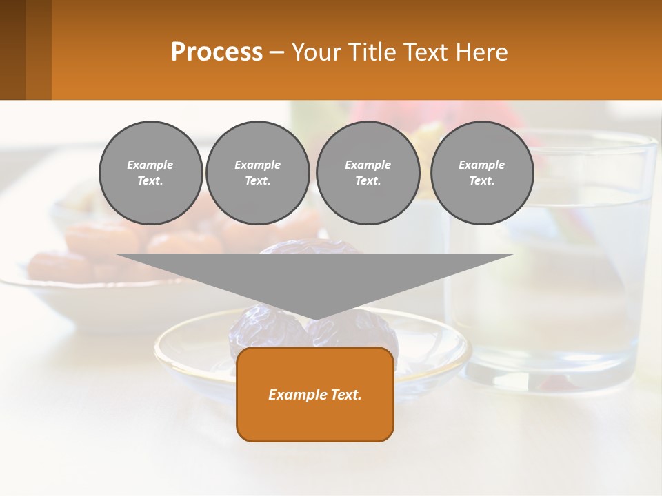 A Table Topped With A Bowl Of Fruit And A Glass Of Water PowerPoint Template