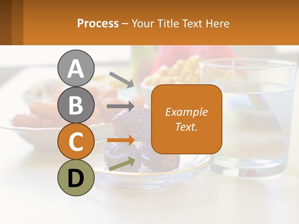 A Table Topped With A Bowl Of Fruit And A Glass Of Water PowerPoint Template