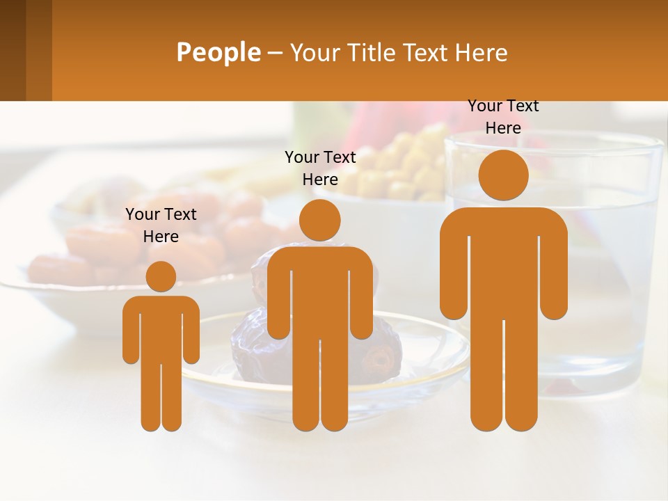 A Table Topped With A Bowl Of Fruit And A Glass Of Water PowerPoint Template