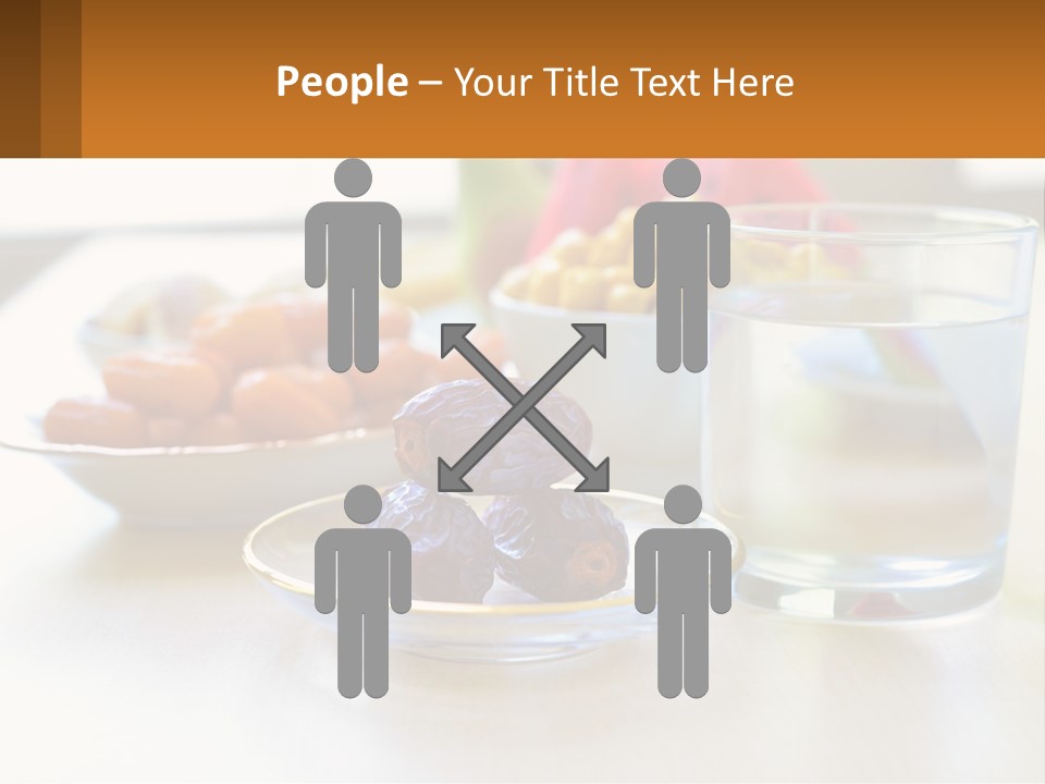 A Table Topped With A Bowl Of Fruit And A Glass Of Water PowerPoint Template