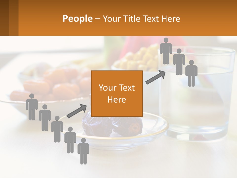 A Table Topped With A Bowl Of Fruit And A Glass Of Water PowerPoint Template