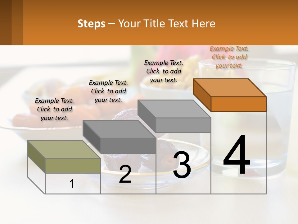 A Table Topped With A Bowl Of Fruit And A Glass Of Water PowerPoint Template