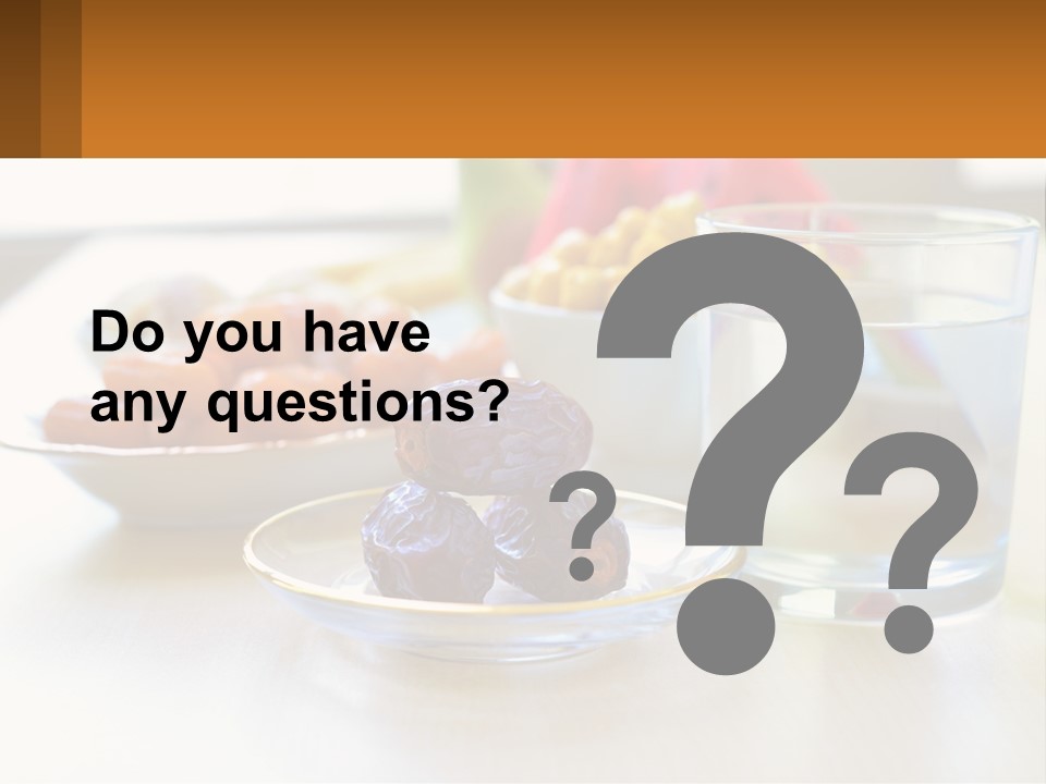 A Table Topped With A Bowl Of Fruit And A Glass Of Water PowerPoint Template