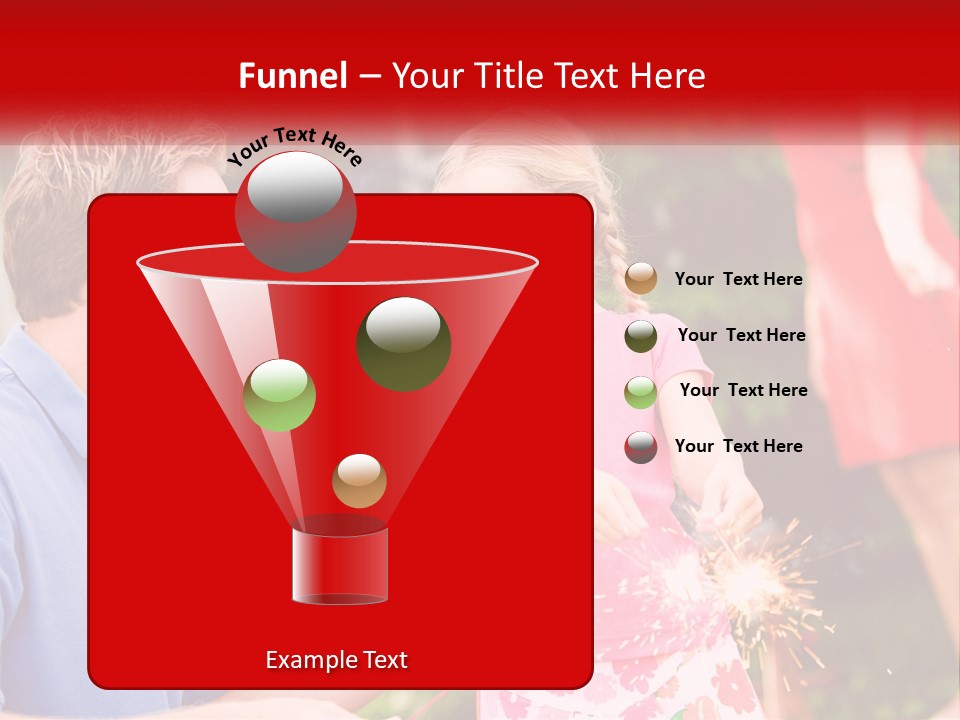 A Man And A Little Girl Sitting At A Table PowerPoint Template