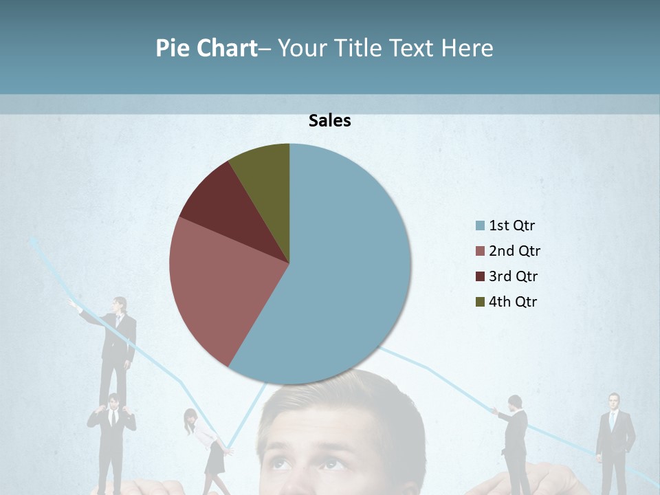 A Group Of People Standing On Top Of A Table PowerPoint Template
