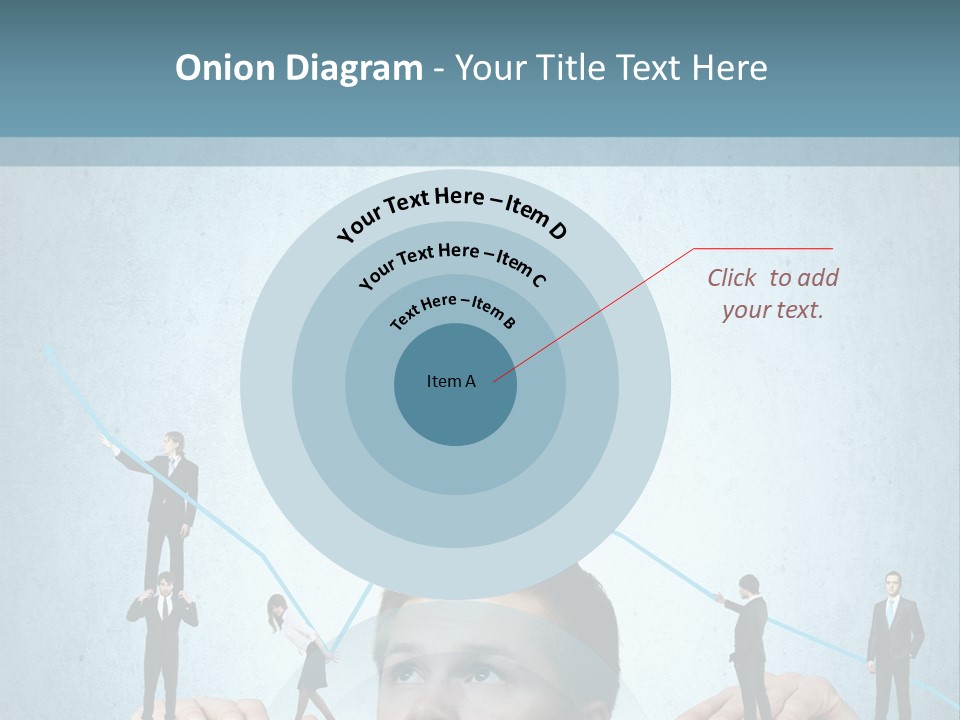 A Group Of People Standing On Top Of A Table PowerPoint Template