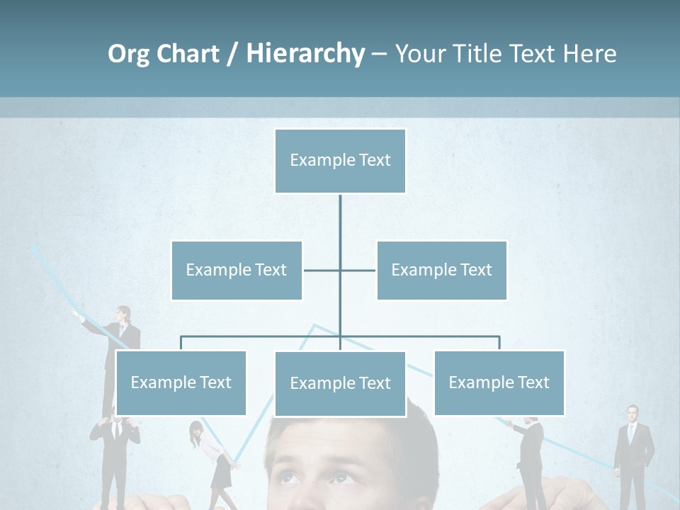 A Group Of People Standing On Top Of A Table PowerPoint Template