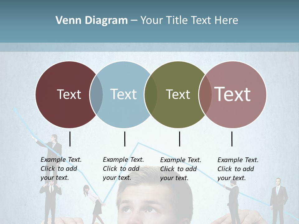 A Group Of People Standing On Top Of A Table PowerPoint Template
