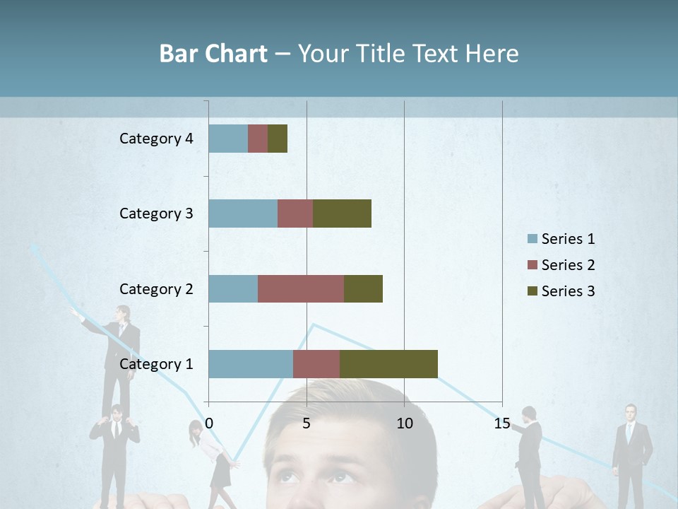 A Group Of People Standing On Top Of A Table PowerPoint Template
