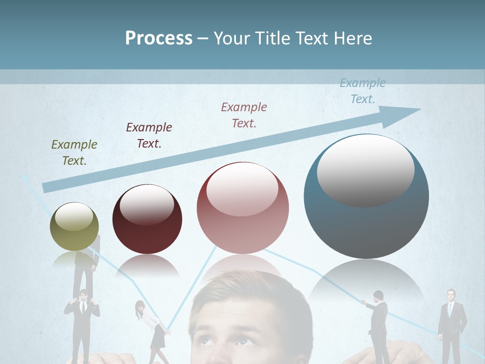 A Group Of People Standing On Top Of A Table PowerPoint Template