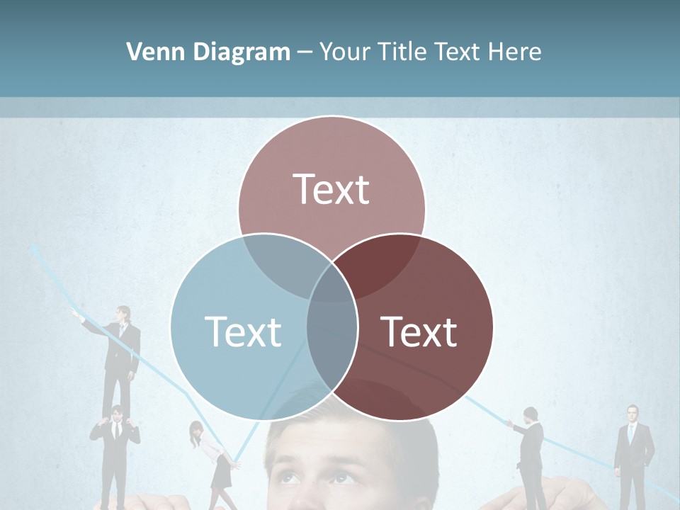 A Group Of People Standing On Top Of A Table PowerPoint Template