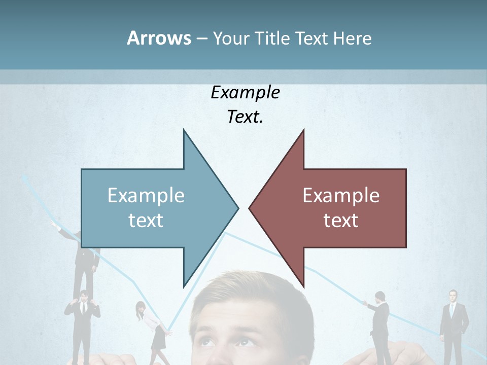 A Group Of People Standing On Top Of A Table PowerPoint Template