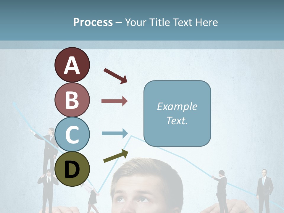 A Group Of People Standing On Top Of A Table PowerPoint Template