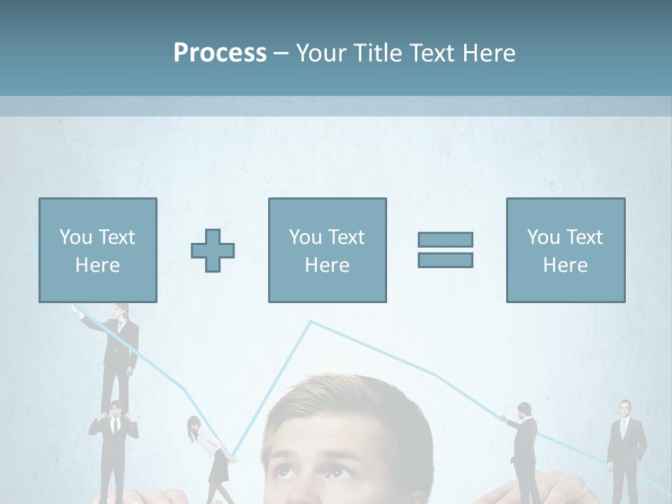 A Group Of People Standing On Top Of A Table PowerPoint Template