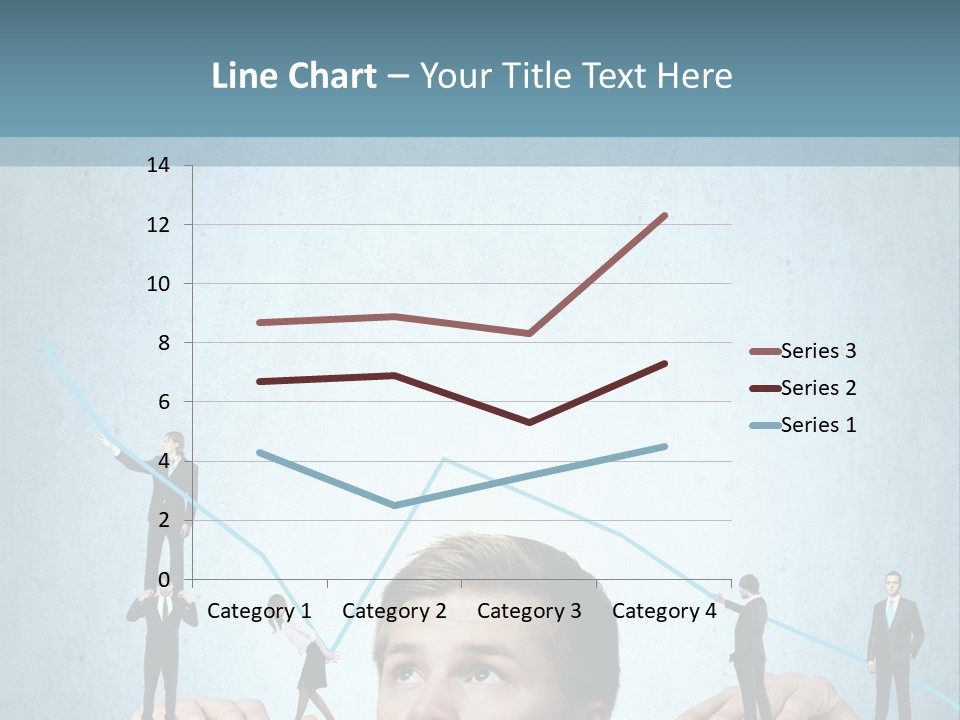 A Group Of People Standing On Top Of A Table PowerPoint Template