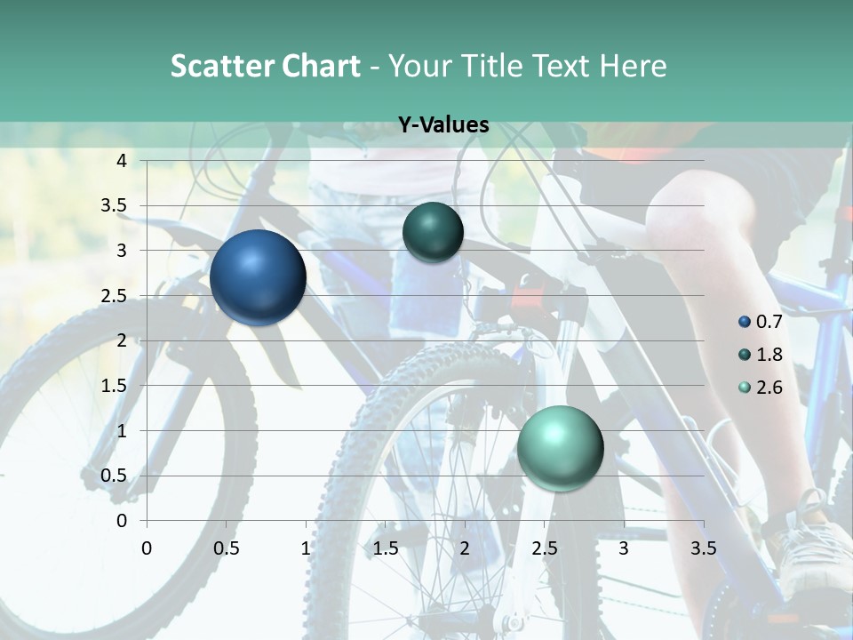 A Couple Of People Riding Bikes Next To Each Other PowerPoint Template