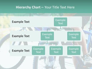 A Couple Of People Riding Bikes Next To Each Other PowerPoint Template