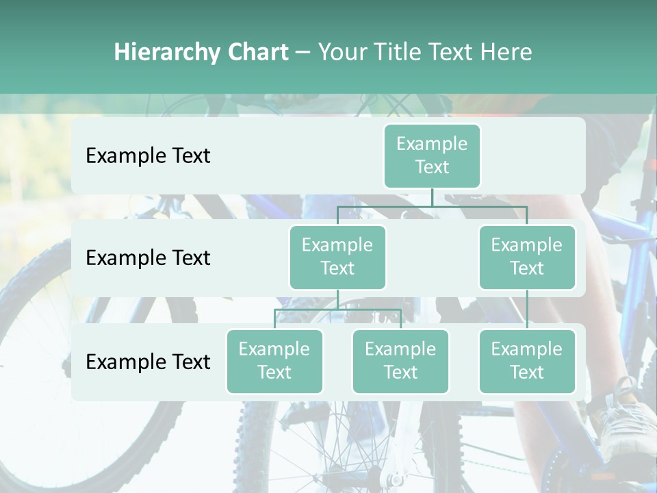 A Couple Of People Riding Bikes Next To Each Other PowerPoint Template