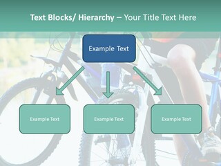 A Couple Of People Riding Bikes Next To Each Other PowerPoint Template
