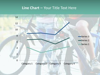 A Couple Of People Riding Bikes Next To Each Other PowerPoint Template