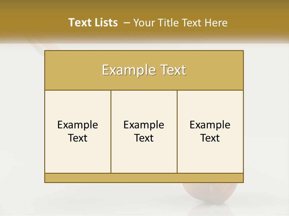 An Apple With A Syring Inside Of It PowerPoint Template