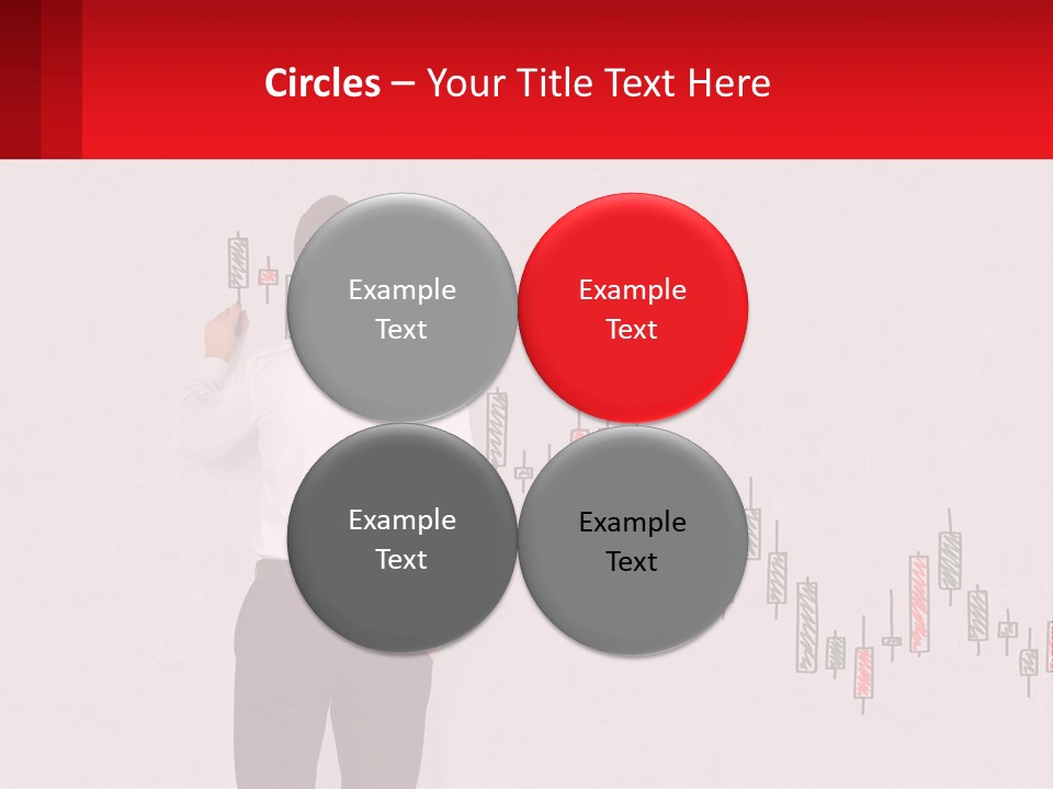 A Man Drawing A Chart On A Wall PowerPoint Template