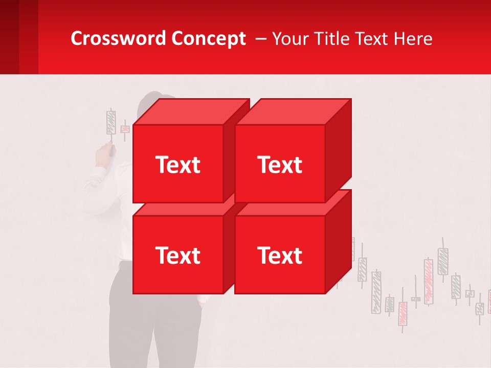 A Man Drawing A Chart On A Wall PowerPoint Template