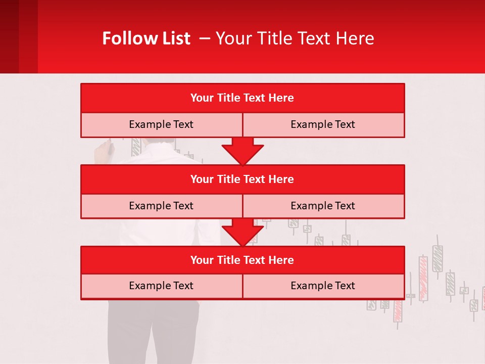 A Man Drawing A Chart On A Wall PowerPoint Template