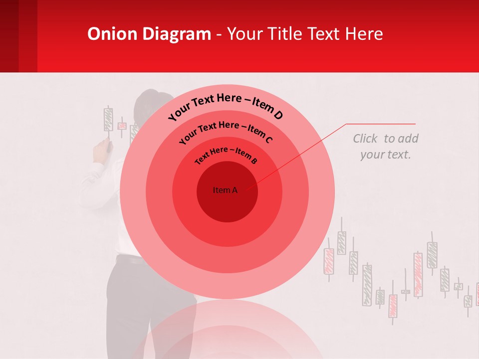A Man Drawing A Chart On A Wall PowerPoint Template